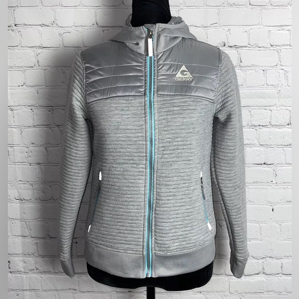 Gerry Weber grey silver performance Full Zip Hoodie M-10/12
